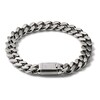 Thumbnail Image 0 of Bulova Curb Chain Bracelet 1/6 ct tw Round-cut Diamonds Stainless Steel 8.5"