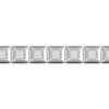 Thumbnail Image 2 of Men's KAY Lab-Grown Diamonds Square Link Bracelet 3 ct tw 14K White Gold 8.5&quot;