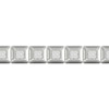 Thumbnail Image 1 of Men's Lab-Created Diamonds by KAY Square Link Bracelet 3 ct tw 14K White Gold 8.5"