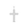 Thumbnail Image 1 of Men's KAY Lab-Grown Diamonds Cross Charm 2 ct tw 14K White Gold