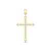 Thumbnail Image 0 of Men's Lab-Created Diamonds by KAY Cross Charm 2 ct tw 14K Yellow Gold