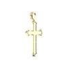 Thumbnail Image 3 of Men's Lab-Created Diamonds by KAY Cross Charm 2 ct tw 14K Yellow Gold