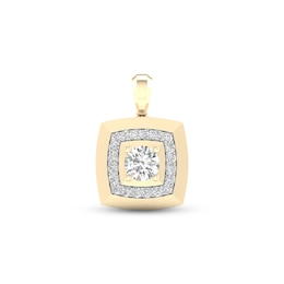 Men's KAY Lab-Grown Diamonds Charm 2 ct tw 14K Yellow Gold