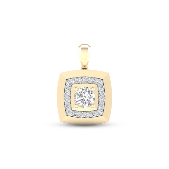 Men's KAY Lab-Grown Diamonds Charm 2 ct tw 14K Yellow Gold