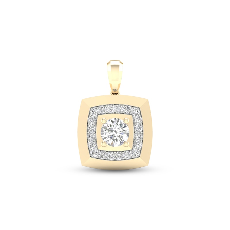 Men's Lab-Created Diamonds by KAY Charm 2 ct tw 14K Yellow Gold