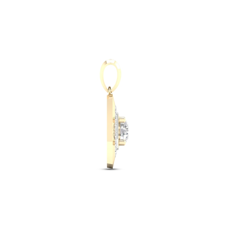 Main Image 3 of Men's KAY Lab-Grown Diamonds Charm 2 ct tw 14K Yellow Gold