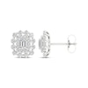 Thumbnail Image 1 of KAY Lab-Grown Diamonds Emerald-Cut Stud Earrings 1 ct tw 14K White Gold