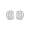 Thumbnail Image 2 of KAY Lab-Grown Diamonds Emerald-Cut Stud Earrings 1 ct tw 14K White Gold