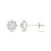 Thumbnail Image 1 of KAY Lab-Grown Diamonds Flower Stud Earrings 1/2 ct tw 14K White Gold