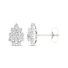 Thumbnail Image 0 of Lab-Created Diamonds by KAY Pear-Shaped Stud Earrings 1 ct tw 14K White Gold