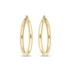 Thumbnail Image 2 of Polished Round Tube Hoop Earrings 10K Yellow Gold 40mm