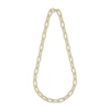 Thumbnail Image 1 of Hollow Paperclip Chain Necklace 10K Yellow Gold 18"