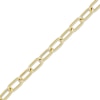 Thumbnail Image 2 of Hollow Paperclip Chain Necklace 10K Yellow Gold 18"