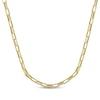 Thumbnail Image 0 of Hollow Open Box Link Chain Necklace 3.3mm 10K Yellow Gold 22"