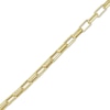 Thumbnail Image 1 of Hollow Open Box Link Chain Necklace 3.3mm 10K Yellow Gold 22"