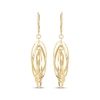 Thumbnail Image 2 of Layered Dangle Earrings 10K Yellow Gold