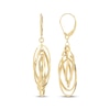 Thumbnail Image 2 of Layered Dangle Earrings 10K Yellow Gold