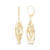 Thumbnail Image 3 of Layered Dangle Earrings 10K Yellow Gold