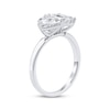 Thumbnail Image 1 of Toi et Moi Trillion & Emerald-Cut Lab-Created Diamond Engagement Ring 2 ct tw 14K White Gold
