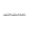 Thumbnail Image 3 of Now + Forever Emerald-Cut Diamond Anniversary Ring 1/2 ct tw 14K White Gold