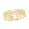 Thumbnail Image 1 of Now + Forever Men's Diamond Five-Stone Wedding Band 1/6 ct tw 10K Yellow Gold
