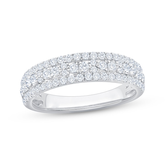 Now + Forever Diamond Anniversary Ring 5/8 ct tw 14K White Gold