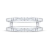 Thumbnail Image 3 of Now + Forever Baguette & Round-Cut Diamond Enhancer Ring 1/4 ct tw 14K White Gold