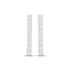 Thumbnail Image 2 of Diamond Hoop Earrings 1/2 ct tw Sterling Silver