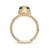 Thumbnail Image 3 of Italian Brilliance Diamond-Cut Panther Head Ring 14K Two-Tone Gold