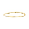 Thumbnail Image 1 of Twist Bangle Bracelet Hollow 10K Yellow Gold