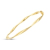 Thumbnail Image 2 of Twist Bangle Bracelet Hollow 10K Yellow Gold