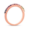 Thumbnail Image 2 of Le Vian Multi-Gemstone Rainbow Ring 14K Strawberry Gold