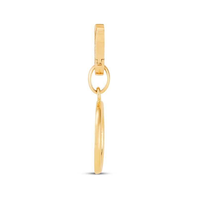 Main Image 3 of Charmed Memories Angel Circle Charm 10K Yellow Gold