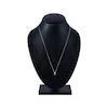 Thumbnail Image 4 of American Blue Sapphire & Diamond Accent Necklace 10K White Gold 18"