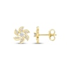 Thumbnail Image 3 of Diamond Pinwheel Stud Earrings 1/8 ct tw 10K Yellow Gold