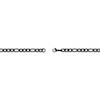 Thumbnail Image 3 of Figaro Chain Necklace 6mm Black Ion-Plated Solid Stainless Steel 20&quot;