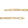 Thumbnail Image 3 of STUDIO BY KAY 6.5mm Paperclip Chain Necklace Solid 24K Yellow Gold Vermeil Sterling Silver 18.25"