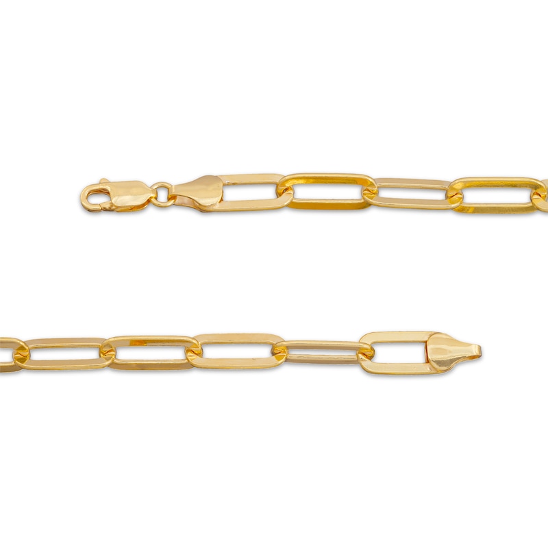 Main Image 3 of STUDIO BY KAY 6.5mm Paperclip Chain Necklace Solid 24K Yellow Gold Vermeil Sterling Silver 18.25"