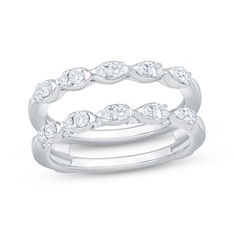 Now + Forever Diamond Enhancer Ring 1/2 ct tw 14K White Gold
