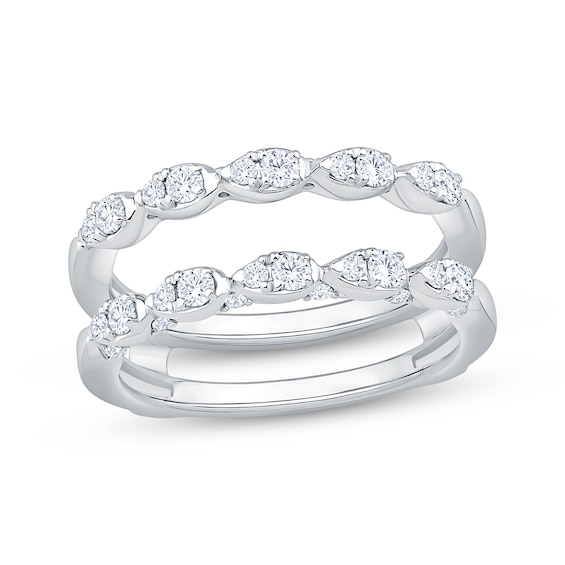 Now + Forever Diamond Enhancer Ring 1/2 ct tw 14K White Gold