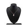 Thumbnail Image 5 of Pear-Shaped Diamond Three-Row Loop Necklace 1 ct tw 10K Rose Gold 18"