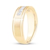 Thumbnail Image 2 of Now + Forever Men's Diamond Six-Stone Wedding Band 1/2 ct tw 10K Yellow Gold