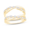 Thumbnail Image 1 of Now + Forever Diamond Crossover Enhancer Ring 1/2 ct tw 14K Yellow Gold