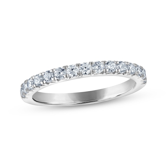 Now + Forever Certified Diamond Anniversary Ring 1/2 ct tw Platinum
