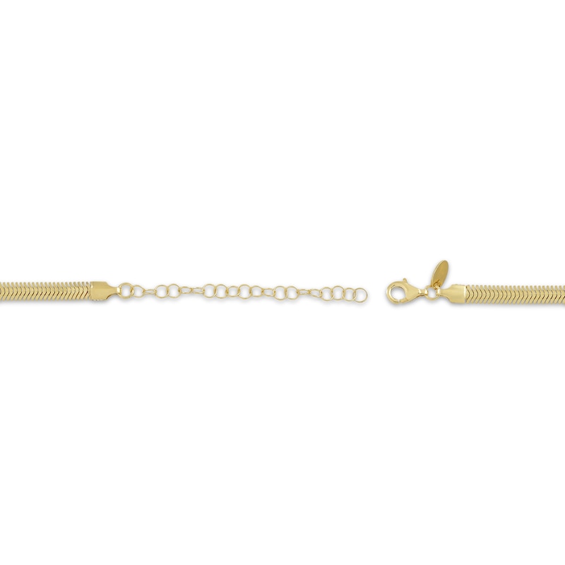 Main Image 3 of 4.2mm Snake Chain Necklace 24K Yellow Gold Vermeil Sterling Silver 16"