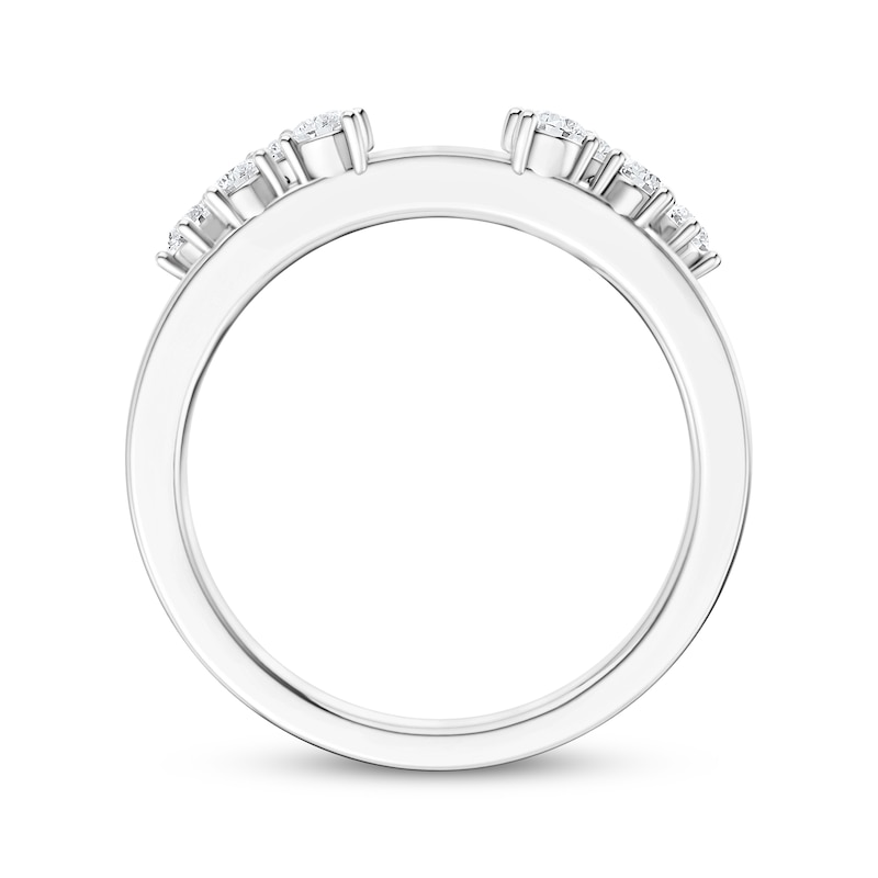 Main Image 3 of Now + Forever Diamond Cluster Enhancer Ring 3/4 ct tw 14K White Gold
