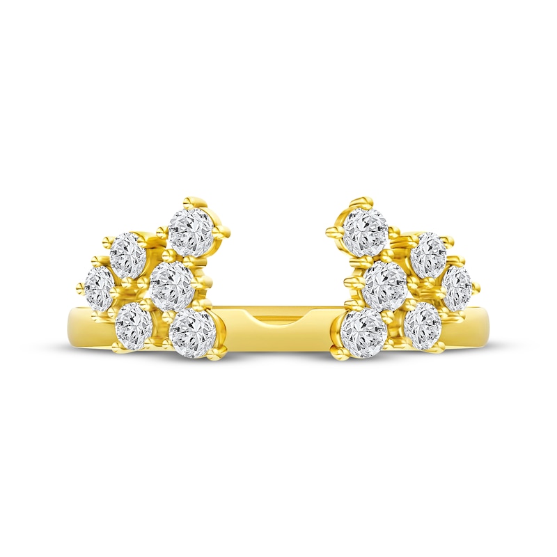 Main Image 4 of Now + Forever Diamond Cluster Enhancer Ring 3/4 ct tw 14K Yellow Gold