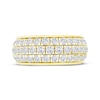 Thumbnail Image 4 of Now + Forever Lab-Grown Diamonds Three-Row Anniversary Ring 2 ct tw 14K Yellow Gold