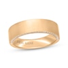 Thumbnail Image 1 of Neil Lane Men's Diamond Brushed-Finish Wedding Band 1/5 ct tw 14K Yellow Gold