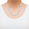 Thumbnail Image 4 of KAY Lab-Grown Diamonds Curb Chain Necklace 5 ct tw Sterling Silver 18"